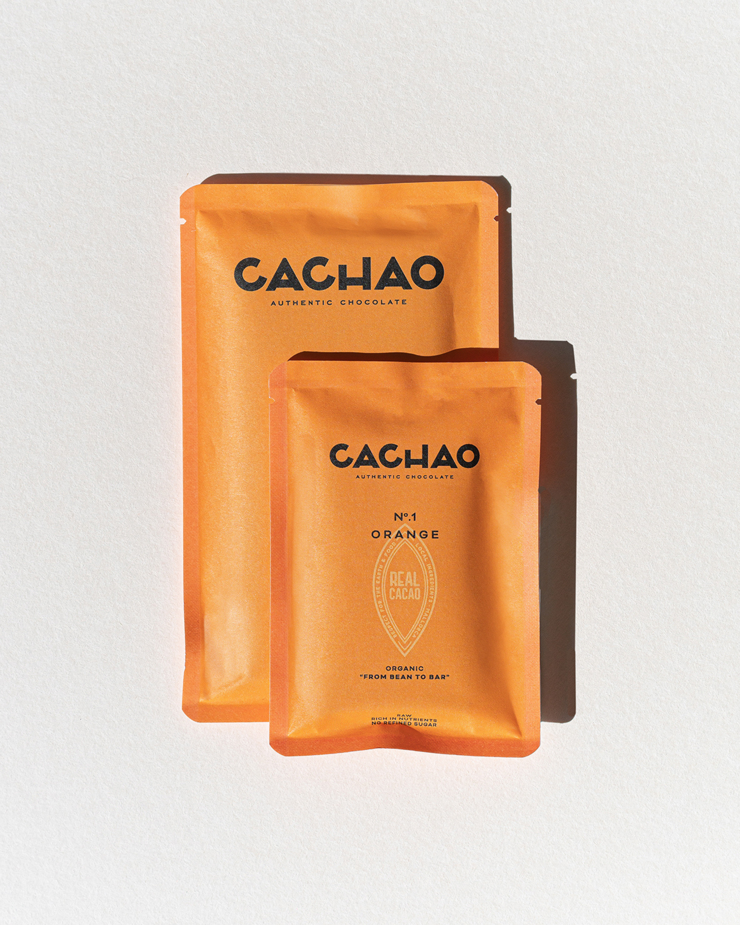 Barritas de chocolate crudo